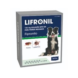 LIFRONIL PERRO 134mg 10-20K 6pip