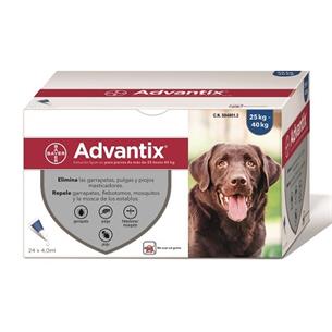ADVANTIX 1 PIPETA 4,0ml +25kg