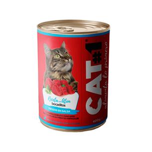 CAT#1 LATA ATUN+CEREALES 400gr