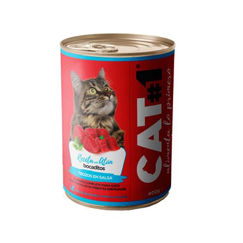 CAT#1 LATA ATUN+CEREALES 400gr