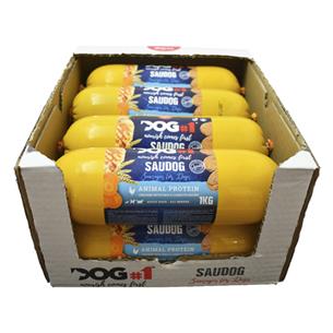 SAUDOG BARRA POLLO Y ZANAHOR 1kg