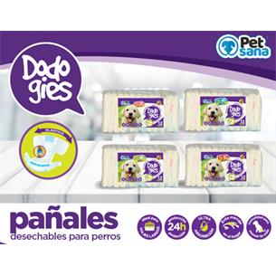 PAÑALES DODOGIES M 32/48 12ud 2