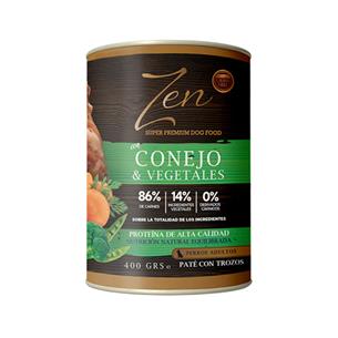ZEN PATE CONEJO Y VERDUR 400g DG