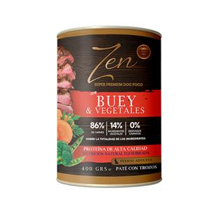 ZEN PATE BUEY Y VERDURAS 400g DG