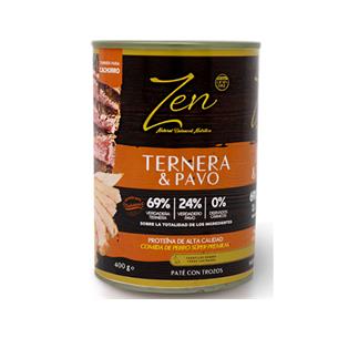 ZEN PATE TERNERA Y PAVO 400g DG
