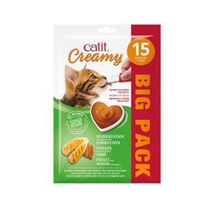 CATIT CREAMY POLLO/CORDER 15x10g