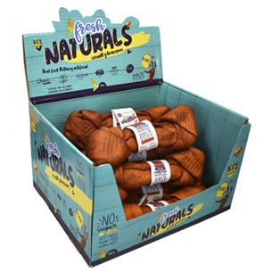 FRESH NAT. RAWHIDE BEEF BONE 2