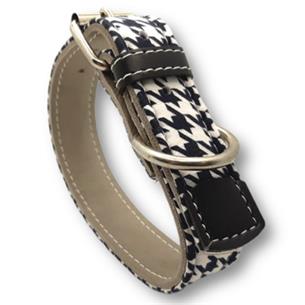 COLLAR PIEL VICHY BL&NG 65cm MB
