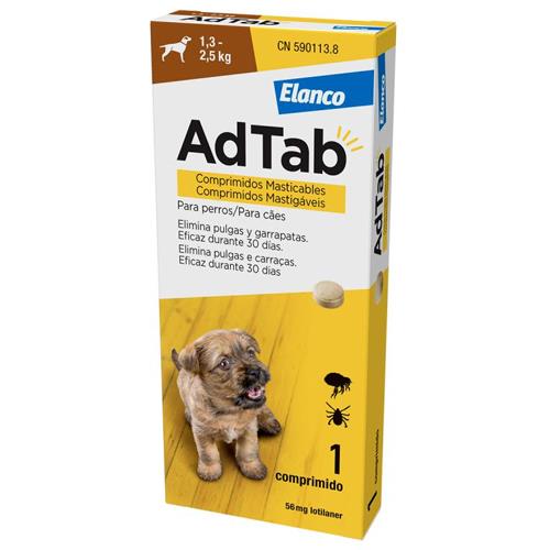 ADTAB PERRO 56mg 1,3-2,5kg 1cp