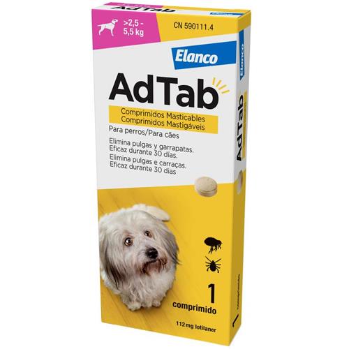 ADTAB PERRO 112mg 2,5-5,5kg 1cp