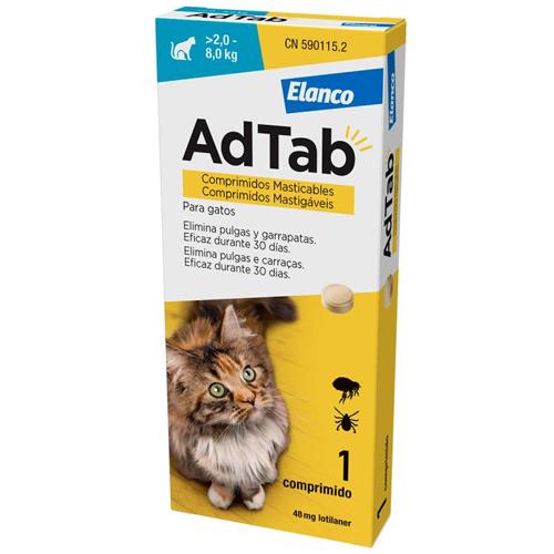 ADTAB GATO 48mg 2-8kg 1cp