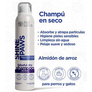 SHINE PAWS CHAMPU EN SECO 300ml 2