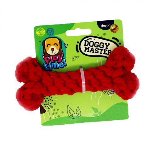 HUESO DOGGY M. PUNTO ROJO 16cm