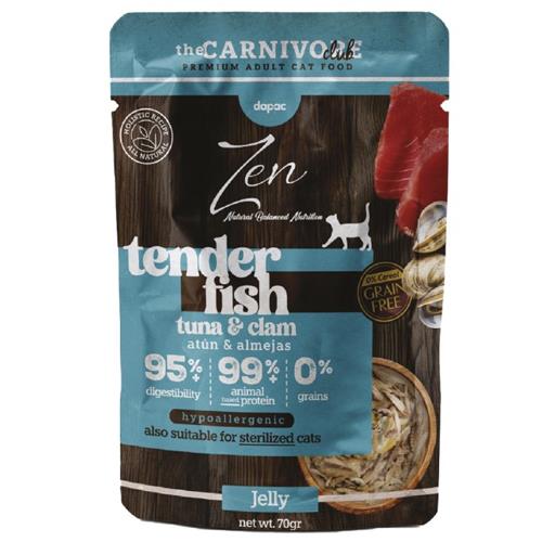 ZEN TENDER ATUN&ALMEJA JELLY 70g