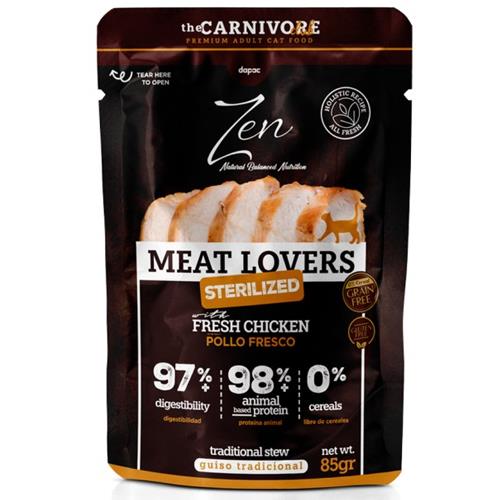 ZEN CAT POUCH POLLO STERILI 100g
