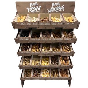 EXPOSITOR WOODEN FRESH RAW