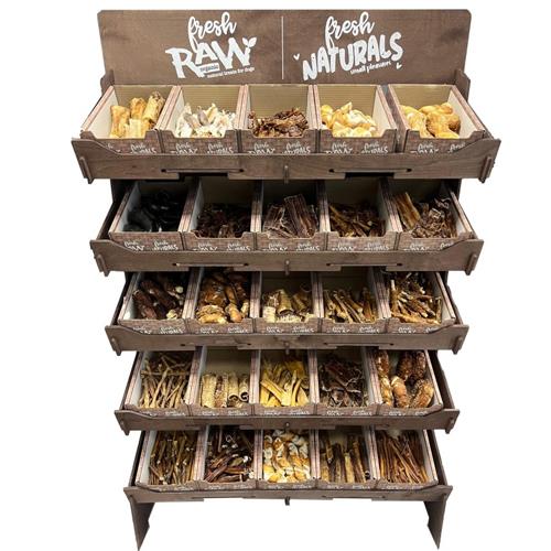 EXPOSITOR WOODEN FRESH RAW