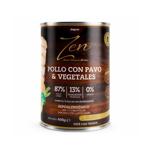 ZEN PATE POLLO&PAVO 400g DG