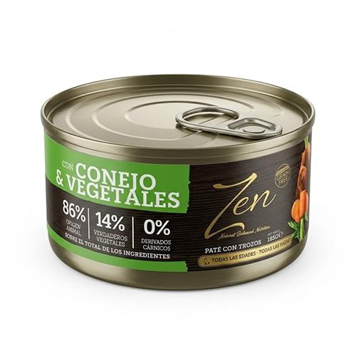 ZEN PATE CONEJO Y VEGETA 158g DG