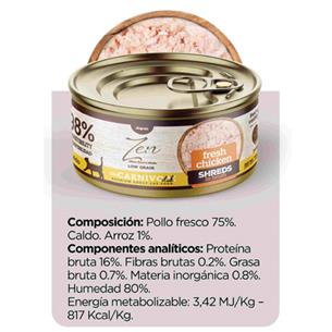 ZEN POLLO FRESCO GUISO 70gr CT 2
