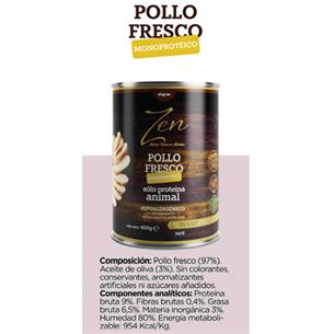 ZEN PATE MONOPRO POLLO 400g DG 2