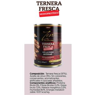 ZEN PATE MONOPRO TERNERA 400g DG 2